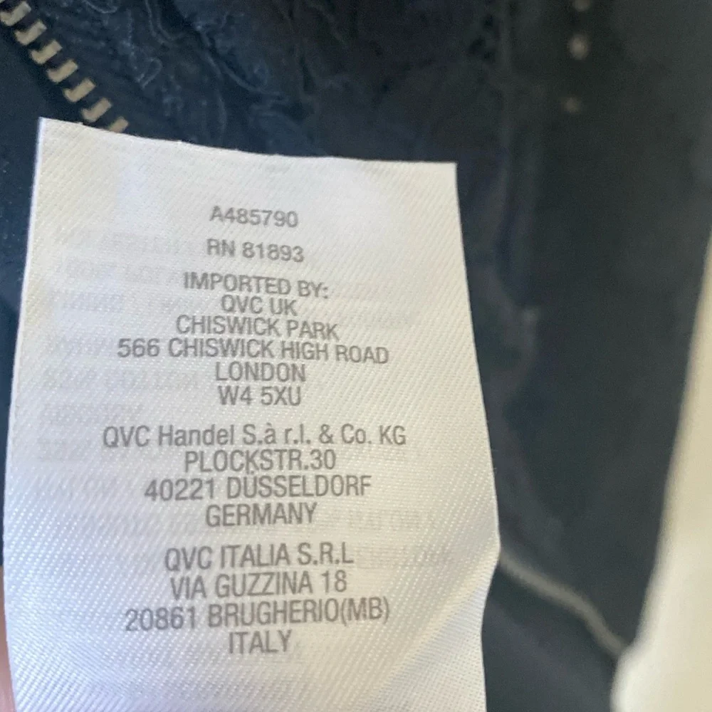 Isaac Mizrahi Black Lace Bomber Jacket - Picture 7 of 8